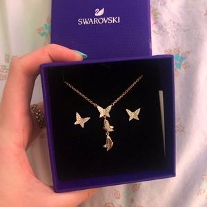 Swarovski Crystal Butterfly Set